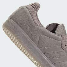 Adidas Samba OG Silver Metallic Cracked Leather Women's JR0035 | Retro Heritage Style, Timeless Silhouette - 紅木色 - 查看 7