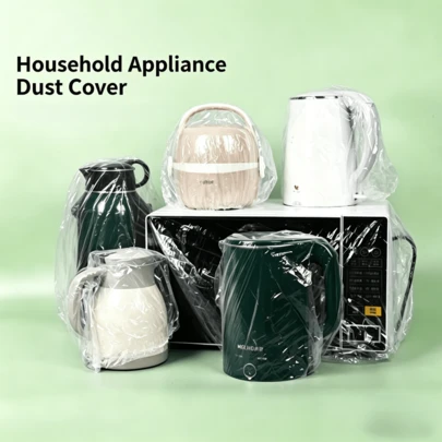Elastic Dustproof Cover, Oil-Proof, Moisture-Proof, Prevent Dust Accumulation, Suitable For Various Kitchen Appliances Such As Rice Cooker, Microwave, Kettle, Air Fryer, Idle Appliances And Decorations