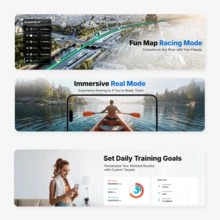 MERACH Water Rowing Machines For Home, Wood Rower Machine With 12 Enhanced Resistance Blades, Upgraded Handle, Adjustable Footpad, Dedicated Monitor & Bluetooth App - Water Resistance - View 10