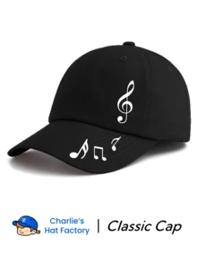 1pc Unisex Classic Baseball Cap - Musical Note & Treble Clef Print - Multiple Colors Available - Soft Adjustable Dad Hat Suitable For Music Lovers Daily Wear,Beach,Travel - Note - View 16