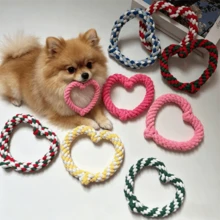 Đồ chơi cho chó bằng dây cotton dệt nhiều màu, giúp mài và làm sạch răng, phù hợp cho chó Poodle, Corgi, Bear và các giống chó khác. - Nhiều màu - Xem 6