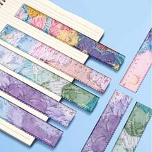 5pcs Colorful Coded Painting Themed Rulers With CM/MM Markings And Colored Coded Scales - Suitable For School, Office, Classroom, Technical Drawing, Measurement Tool For Students, Architects, Artists - Colored Ruler - View 9