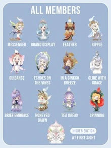 CHAKA Luminous Dream Series Blind Box Collection, 12 Regular Styles + 1 Hidden Style, Art Nouveau-Inspired Fantasy Series, Exquisite Toy Blind Box Collectible, Desktop Ornament, Display Case Statue Model Decor, Halloween And Christmas Gift - Multicolor - View 2