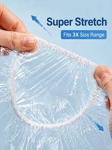 400pcs Reusable Elastic Bowl Covers, Stretchable Food Covers For Bowls Plates Fruit, Dust Proof & Fresh Keeping Kitchen Wrap, Alternative To Plastic Wrap - Color - View 4