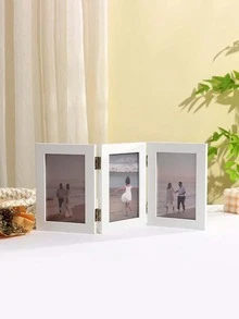 2/3/4-Fold Collapsible Photo Frame, Displays 4x6" And 5x7" Photos, Versatile Gift For Mother's Day, Weddings, Family Memories - Space-Saving Home Decor, Pet Photo Display, Office Desk Organizer, Photo Wall Starter Kit, Anniversary Keepsake - Multicolor - View 9