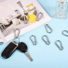 8/15pcs Heavy Duty Spring Snap Hooks, Quick Connecting Rings, Keychain, Suitable For Hanging, Camping, Hiking, Travel, Fishing And Various Outdoor Activities - one-size - View 7