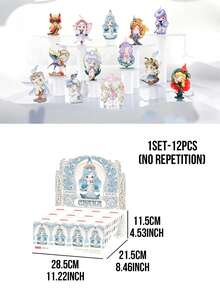 CHAKA Luminous Dream Series Blind Box Collection, 12 Regular Styles + 1 Hidden Style, Art Nouveau-Inspired Fantasy Series, Exquisite Toy Blind Box Collectible, Desktop Ornament, Display Case Statue Model Decor, Halloween And Christmas Gift - Multicolor - View 13