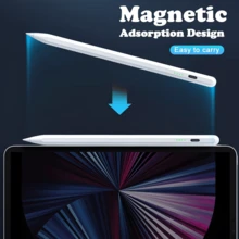 Bút cảm ứng đa năng tương thích với iPad 2018-2024, cảm ứng độ nghiêng, nhận diện lòng bàn tay, bút cảm ứng độ chính xác cao, độ trễ thấp tiên tiến, sạc USB, pin lithium-polymer có thể sạc lại, dùng để ghi chú, vẽ và ký tên - Bao gồm linh kiện điện tử. - Nhiều màu - Xem 7