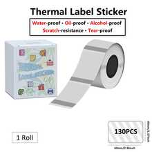 Transparent Round Thermal Labels, 2 Inch Circle Adhesive Direct Sticker Paper For Phomemo M220/M221/M100/M110/241BT, Multipurpose Clear Custom Sticker Label-140pcs/Roll - View 14