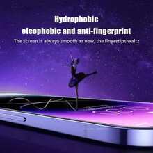 3pcs Privacy Protection Full Screen Tempered Glass Protector Protect Compatible With Iphone Silk Screen Anti Peeping Full Screen Phone Protective Film Compatible With IPhone17/17Air/17Pro/17ProMax/15/15Plus/15Pro/15Promax/14/14Pro/14ProMax/14Plus/13/13Pro/13ProMax/12/12Pro/12ProMax/11/11ProMax/11Pro/X/XS/XSMAX - Clear - View 5