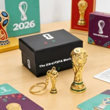 FIFA 2026年世界杯足球派对礼盒，适用于美国、加拿大、墨西哥，足球迷纪念品礼盒套装，派对礼品，适合毕业、返校、万圣节、圣诞节、父亲节或生日等场合，是送给世界杯足球迷的理想礼物。 - 彩色 - 查看 7