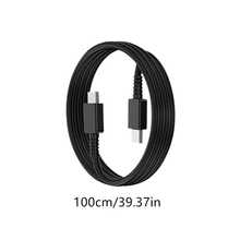 适用于 Galaxy 系列的 45W 超快充电线，5A 双 USB Type-C 数据线 - 黑色 - 查看 9