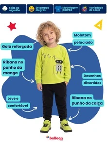 4-Piece Children's Winter Clothing Set For Boys - Assorted Sweatshirts - 2 Shirts + 2 Pants - Ready To Ship - 彩色 - 查看 2