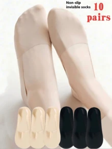 10双装男士商务休闲袜，抗菌、透气、吸湿排汗、防臭，中筒袜，字母图案 - 可机洗，秋季款 - 彩色 - 查看 8