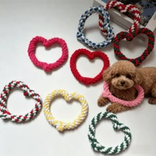 Đồ chơi cho chó bằng dây cotton dệt nhiều màu, giúp mài và làm sạch răng, phù hợp cho chó Poodle, Corgi, Bear và các giống chó khác. - Nhiều màu - Xem 7