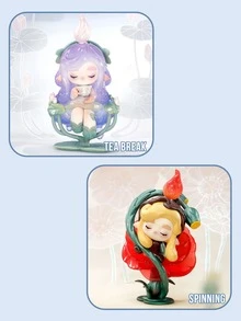 CHAKA Luminous Dream Series Blind Box Collection, 12 Regular Styles + 1 Hidden Style, Art Nouveau-Inspired Fantasy Series, Exquisite Toy Blind Box Collectible, Desktop Ornament, Display Case Statue Model Decor, Halloween And Christmas Gift - Multicolor - View 10