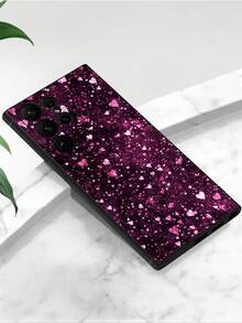 1个奢华璀璨心形防摔防滑黑色手机壳，兼容三星Galaxy A04e/A05s/A13/A14/A15/A34/A35/A50/A52/A53/A54/S21/S22/S23/S24/S25/S25Ultra - 黑色 - 查看 5