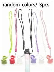 Cute Rabbit Dust Cover + Minimalist Lanyard / E-Cigarette Anti-Lost, Anti-Dust, Decorative Use / E-Cigarette Anti-Lost Anti-Dust Lanyard / Universal Type / E-Cigarette Fashion Accessory / Suitable For Small E-Cigarettes - Multicolor - View 20