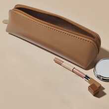 New Makeup Brush Storage Bag, Portable Cosmetic Organizer Pouch, Leather Waterproof Travel Brush Case - Regular Model - View 2