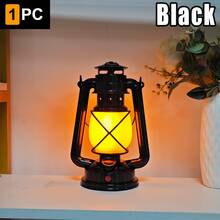 Vintage Handheld LED Lantern, USB Rechargeable, With Flickering Flame Effect, Switch Control, Suitable For Ramadan, Eid Decoration, Camping Flame Light, Perfect For Home, Hiking, Climbing, Gathering, Party, Islamic Festivals, Classic Design - Flame Light - View 12
