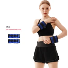 Bộ 2 bao cát tập luyện sức mạnh cổ tay và chân, trọng lượng từ 1-6KG, bao cát chuyên dụng cho tập luyện. - Màu xanh lam - Xem 5