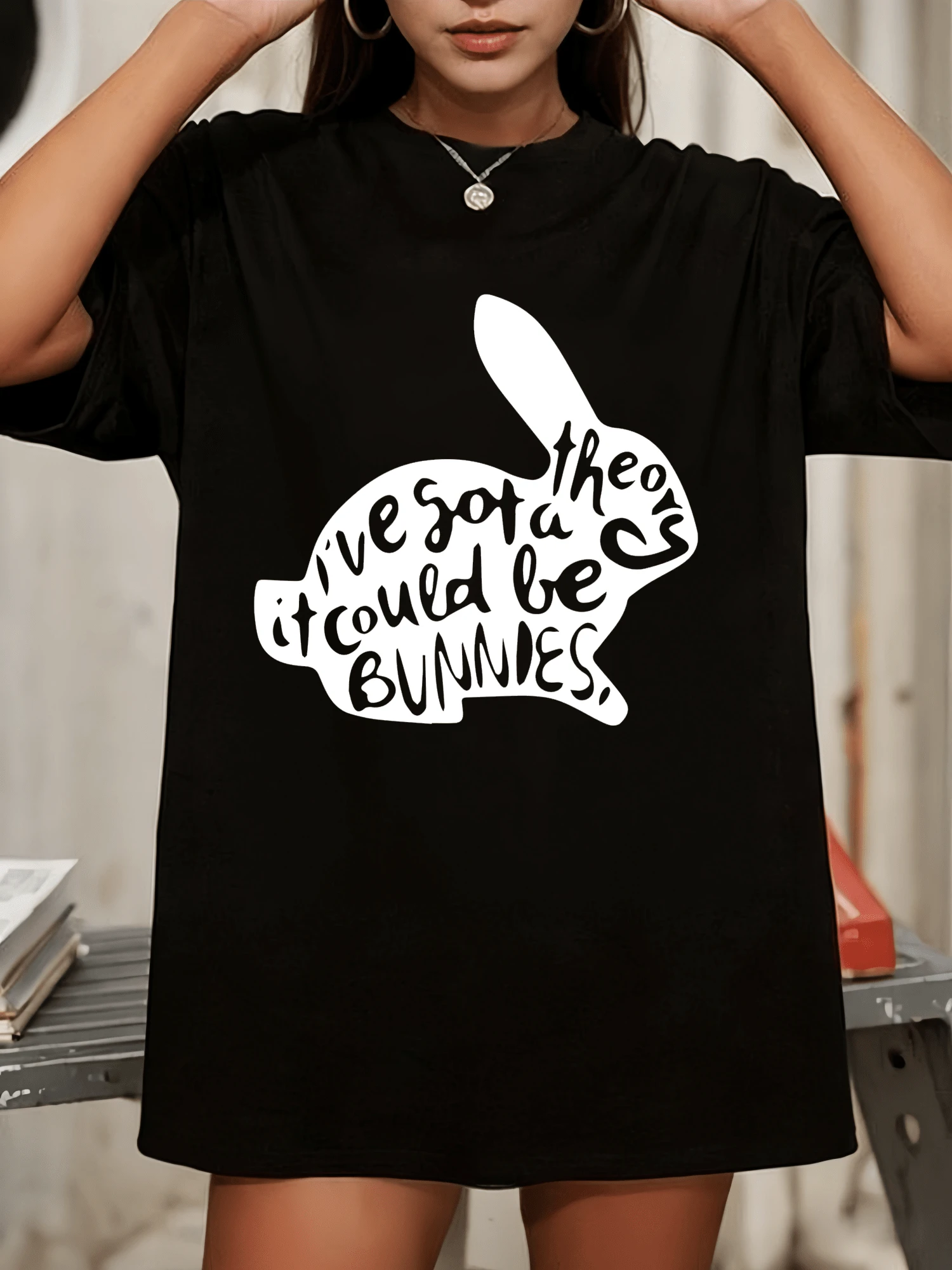 Buffy The Vampire Slayer T-Shirt – Anya Bunnies Quote - Black - View 1