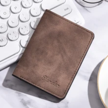1 buah Dompet Kartu Kredit Kulit PU Ultra Tipis, Desain Ringkas, Gaya Minimalis, Dompet Saku Depan, Sempurna Untuk Pria Untuk Menyimpan Uang Tunai, Kartu Kredit, SIM, dll. - MultiWarna - View 15