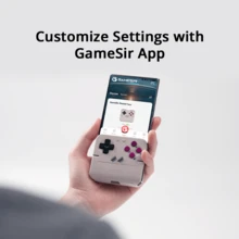 GameSir Pocket Taco Controlador de juegos retro compatible con iOS, Android, teléfonos móviles y 2/1 a través de conexión Bluetooth. Experiencia de juego vertical portátil y ligera. Diseño con almohadillas de silicona protectoras, modo de teclado incorporado y diseño de botones de membrana receptivos. Batería de 600mAh. - Ver 8
