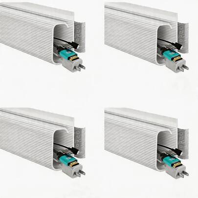 1 pieza Bandeja organizadora de cables de computadora, Soporte de gestión de cables debajo del escritorio, Caja adhesiva para ocultar cables - Tamaño pequeño