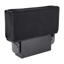 Funda antipolvo de nailon negro, funda antipolvo con forro suave, funda a prueba de arañazos y resistente al agua adecuada y compatible con la base de carga de y Switch OLED, adecuada para jugadores, entretenimiento en el hogar y viajes - Ver 1