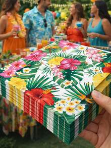 20 khăn giấy ăn kiểu Hawaii, khăn giấy chủ đề nhiệt đới, khăn giấy dùng một lần 2 lớp họa tiết lá cọ và hoa dâm bụt, thích hợp cho tiệc sinh nhật mùa hè, tiệc Aloha, Hawaii, tiệc chủ đề bãi biển. - B - Xem 5