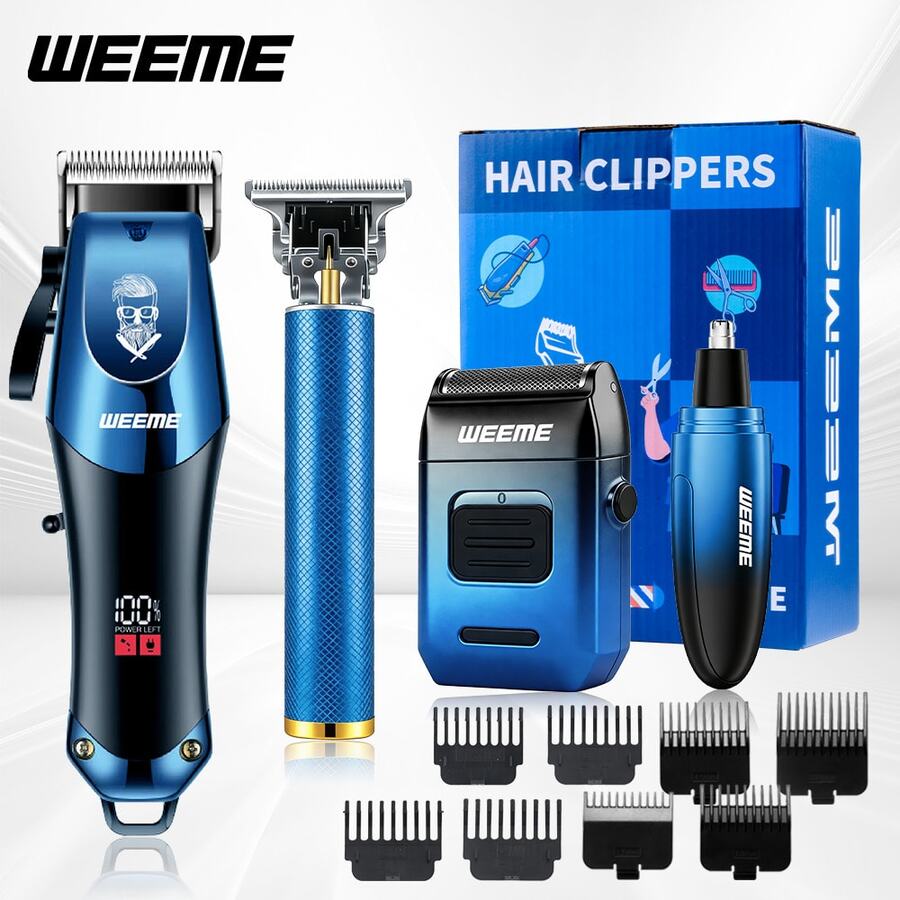 WEEME 4-In-1 Professional Haircut Kit For Men - Blue - View 1