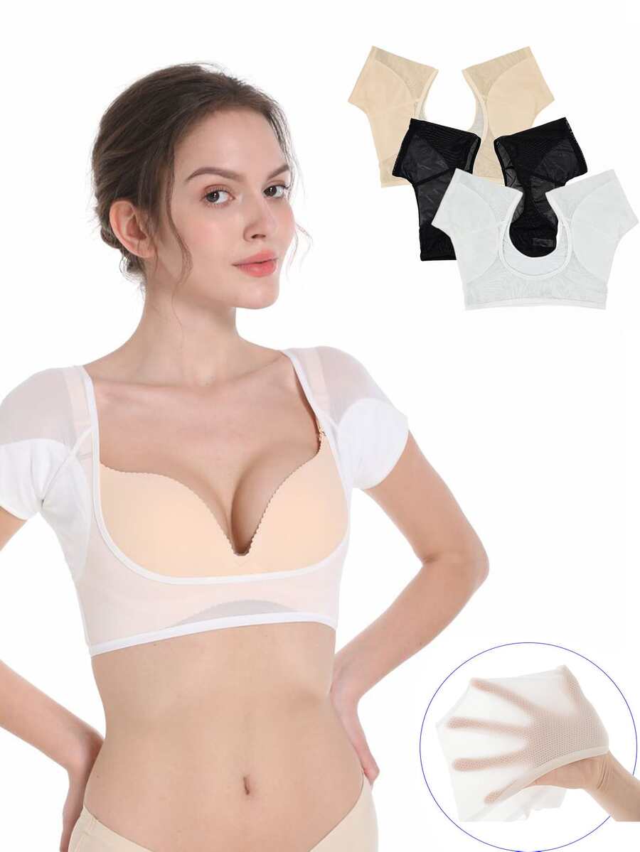 NOSWEAT S/M/L/XL 吸汗背心，可水洗吸汗墊，透氣防汗墊，適合女性腋下與肩膀，快乾，適合旅行、運動、戶外、夏季穿著