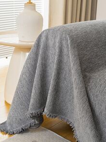 1pc All-Season Universal Sofa Cover Suitable For Single, Double, Three And Four Seater Sofas, Machine Washable, Modern Home Decor Design - Grey - View 7