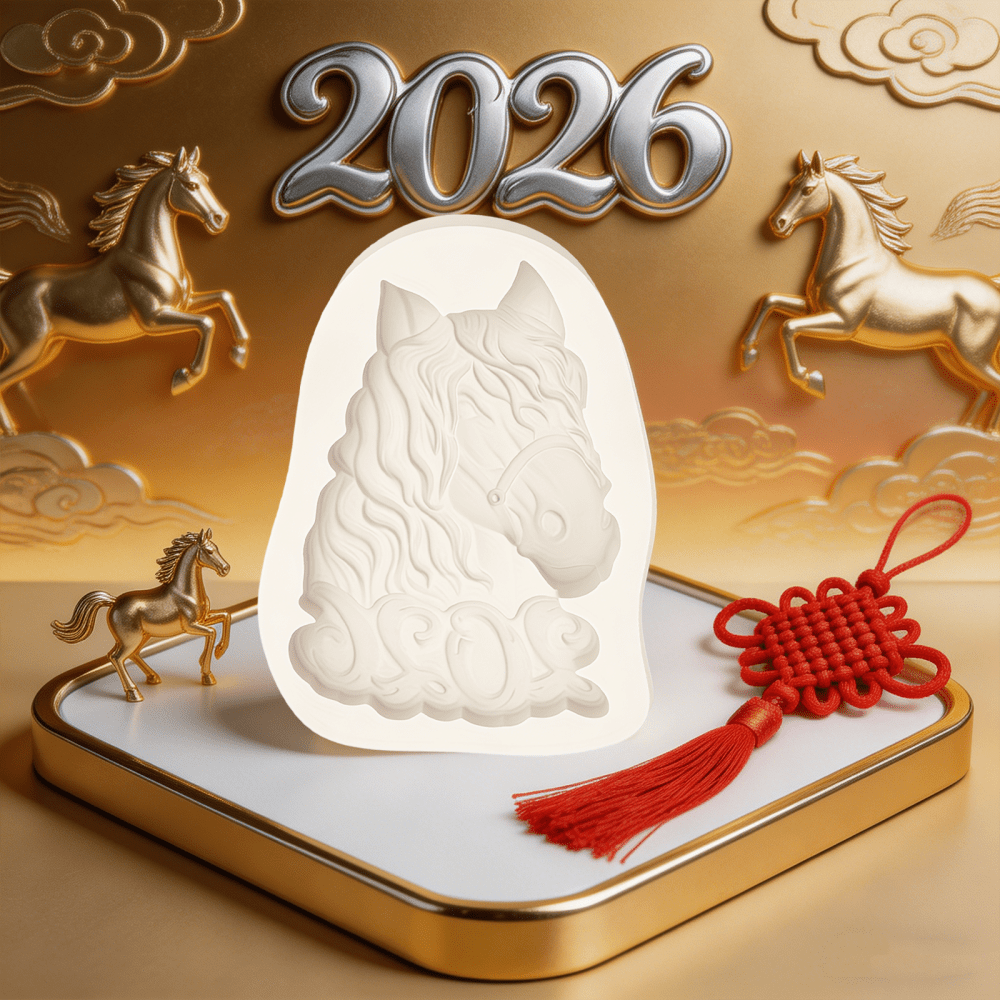 2026 moldes con forma de cabeza de caballo y moldes elegantes con forma de novillo son adecuados para fiestas de cumpleaños y fiestas festivas. Se pueden usar para hacer gomitas, pudines, chicles, decoraciones de mesa y manualidades con resina.