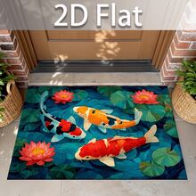 1pc Pet Dog Carpet, Cute Puppy Rug, Animal Themed Carpet, Thickened Rug For Living Room, Bedroom, Entryway, Kitchen, Bathroom, Gaming Room, Study, Durable And Easy To Clean - Multicolor - View 4