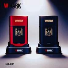 Máy tỉa râu chuyên nghiệp WMARK 10000 vòng/phút, máy cạo râu điện có đế sạc, máy cạo râu công suất cao bằng kim loại dành cho nam giới, máy cạo râu kiểu chuyển động tịnh tiến NG-XS1 - Nhiều màu - Xem 1