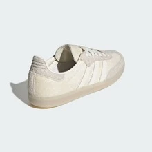 Adidas Samba OG Silver Metallic Cracked Leather Women's JR0035 | Retro Heritage Style, Timeless Silhouette - 香檳色 - 查看 9