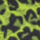 Fluorescent Green Background With White and Black
