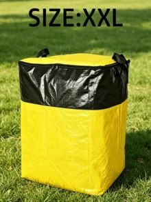1pc Extra Large Zipper Moving Bag, Suitable For Moving, Travel And Storage. Large Capacity Rectangular Design, Space-Saving, Can Store Clothes, Bedding And Household Items. Durable And Portable. - Multicolor - View 16