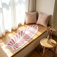 1pc Surfboard Shaped Rug, Y2K Room Decor Surfboard Mat, Non-Slip Super Soft Carpet For Living Room, Bedroom Doormat - Pink - View 8