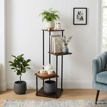 4-Tier Corner Plant Stand Indoor Home, Triangle Space Saving Design, No Tools Quick Assembly, For Living Room Balcony Bedroom Potted Display - View 5