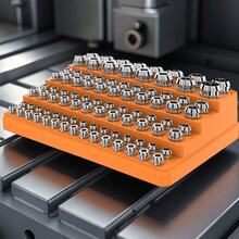 1 Hộp đựng đầu kẹp RE16 RE32 bằng đồng, hộp sắp xếp đầu kẹp, giá đỡ dụng cụ CNC. - A - Xem 7