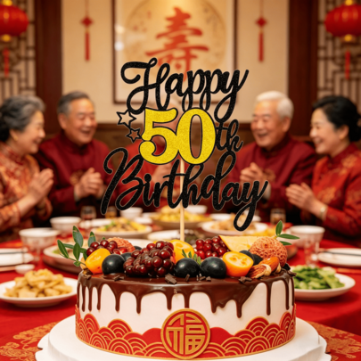 1 Bộ trang trí bánh sinh nhật 30/40/50/80 tuổi, số màu đen lấp lánh vàng, trang trí bánh sinh nhật hình ngôi sao, que cắm bánh lấp lánh cao cấp kèm que gỗ dành cho nam nữ sinh nhật 30/40/50/80 tuổi, phụ kiện tiệc sinh nhật cho nam và nữ