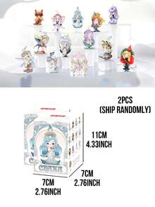 CHAKA Luminous Dream Series Blind Box Collection, 12 Regular Styles + 1 Hidden Style, Art Nouveau-Inspired Fantasy Series, Exquisite Toy Blind Box Collectible, Desktop Ornament, Display Case Statue Model Decor, Halloween And Christmas Gift - Multicolor - View 14