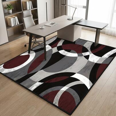 Thảm tròn họa tiết hình học hiện đại, chống trơn trượt và thấm hút nước. Thích hợp làm thảm trải sàn cỡ lớn cho phòng khách, phòng ngủ, nhà bếp, phòng tắm và các khu vực khác. Bao gồm thảm phòng tắm, thảm ngoài trời, thảm trang trí phòng tắm, thảm chống trơn trượt cho nhà bếp, thảm phòng chơi game và phòng tập thể dục. Lý tưởng để trang trí phòng, trang trí nhà cửa và làm quà tặng ngày lễ.