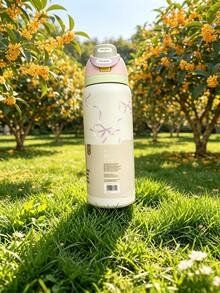 Garrafa de água térmica de aço inoxidável de 946 ml (32 oz) - Garrafa esportiva à prova de vazamentos com tampa de canudo de dupla função, canudo retrátil e boca larga - Isolamento térmico por 24 horas - Ideal para atividades físicas, viagens e uso diário, camping, trilhas e passeios ao ar livre. Grande capacidade, garrafa de água portátil e prática. - Multicolorido - Ver 15