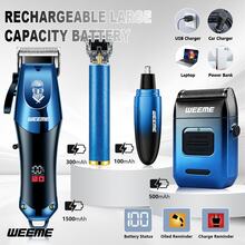 WEEME 4-In-1 Professional Haircut Kit For Men - Blue - View 3