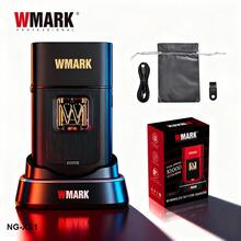 Máy tỉa râu chuyên nghiệp WMARK 10000 vòng/phút, máy cạo râu điện có đế sạc, máy cạo râu công suất cao bằng kim loại dành cho nam giới, máy cạo râu kiểu chuyển động tịnh tiến NG-XS1 - Nhiều màu - Xem 10