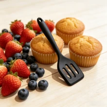 8.27-Inch Mini Silicone Slotted Spatula, Heat Resistant Non-Stick Pancake Egg Frying Cooking Tool, 4 Colors 1/2 Pcs Set - Multicolor - View 6